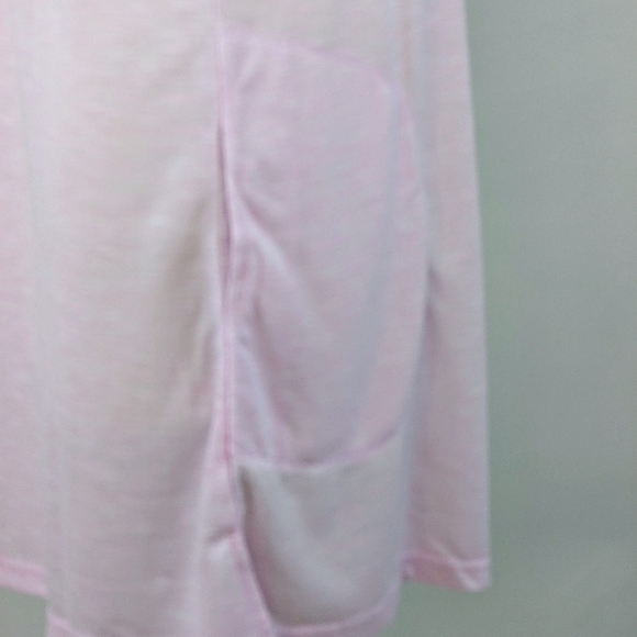 Life Is Good Sleep Shirt Nightgown Sleeveless  Pockets Flower Print Pink M NWT - Picture 6 of 12